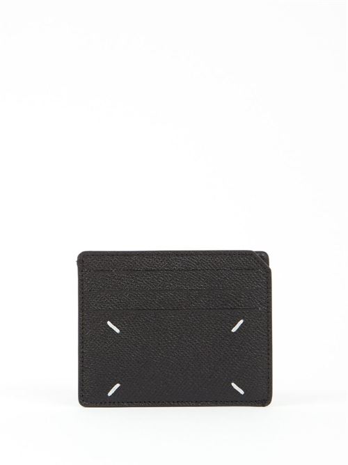 Leather card holder MAISON MARGIELA | SA2VX0003P4745T8013